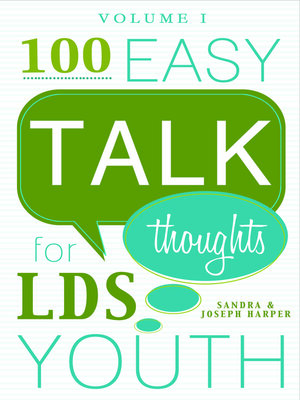 cover image of 100 Easy Talk Thoughts for LDS Youth, Volume 1